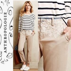 ANTHROPOLOGIE Pilcro Hyphen Chinos